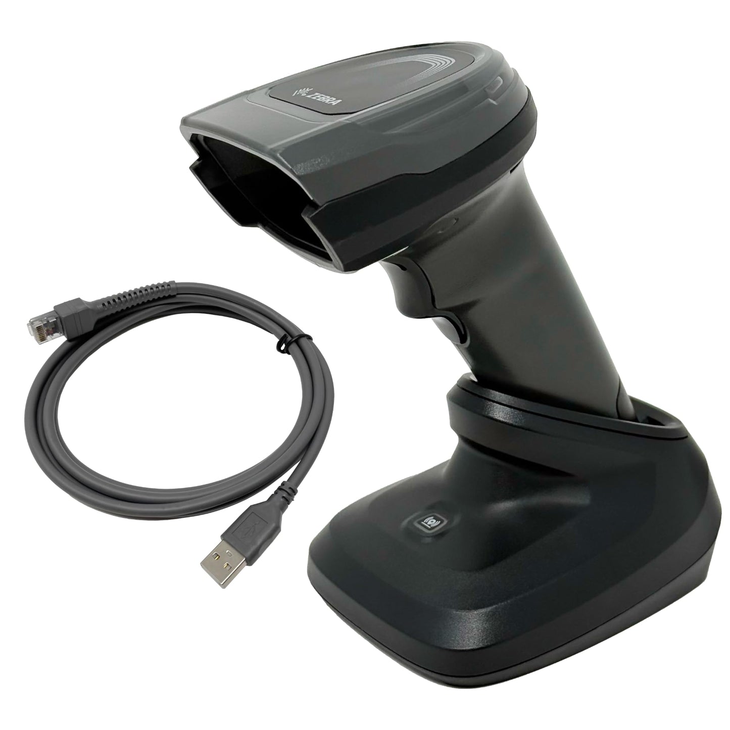 Zebra DS8178 Wireless 2D/1D Barcode Scanner, up to 330FT Cordless Range, 2500mAh Removable/Rechargeable Battery, Bluetooth to Cradle + Pair Direct To All Phones/Tablets, USB Cradle Included (Renewed)