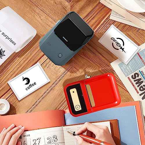 Labels Tape, 6 Rolls(660PCS) Thermal Label Sticker for B21/B3S/B1 Printer Waterproof Sticker Paper Business Shipping Address Labeling Replacement with Self-Adhesive (50 x 70mm-110PCS)