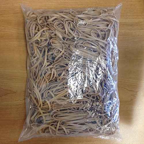 Plasticplace Rubber Bands, Size #33 ¦¢ 5 lb Bulk Pack, Approx. 4375 (3.5" x 1/8")