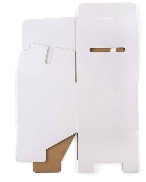 White Card Box XL raffle ticket box Corrugated Ballot and suggestion box with wide slot Donation Box & Removable Header for fundraising events 10.5H x 10.5W x 10D, Display area 11" x 10.5"(10 pack)
