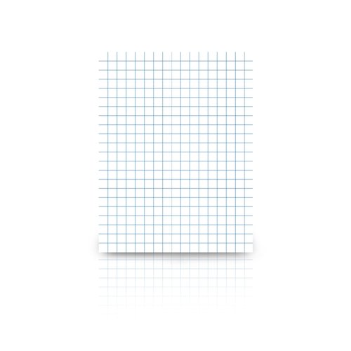 School Smart Graph Papers - 8-1/2 x 11 , 1/4 Rule, Two Sides - Pack of 500, White