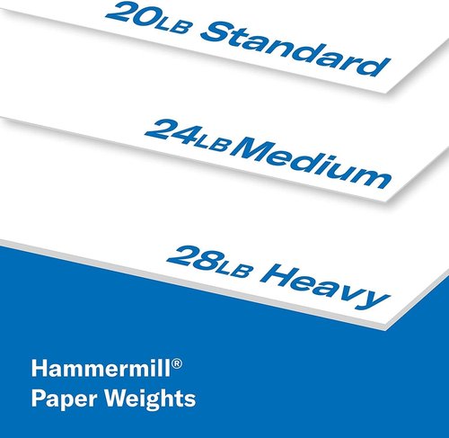 Hammermill Printer Paper | Premium 32 lb Laser Print - 8.5 x 11, 4000 Sheets, 98 Bright, Made in USA