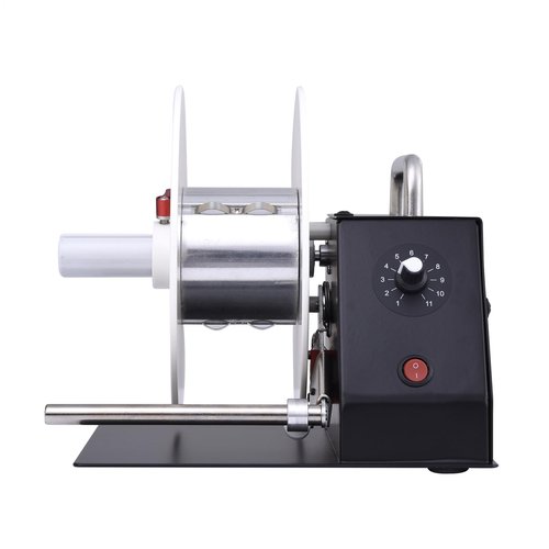 Automatic Label Rewinder Machine | 110V Label Rewinding Machine - 180mm Label Applicator, Unidirectional Rewinding, Synchronizes with Printer