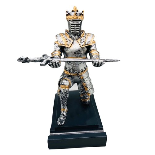 AMJUDOT Knight Pen Holder Magnetic Knight Pencil Holder Stand Holder for Gamepad,Phones Office Desk Supplies Ornament (Iron)