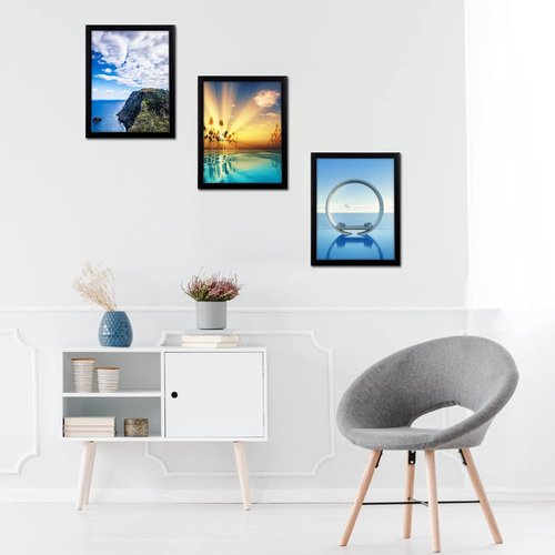 MENNTHUI Black Picture Frame - 17x23 Wall Mounting for Photos, Paintings & Artwork | Versatile Display Options
