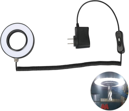 Skiennix Milling Machine Spindle Light - 50MM Waterproof LED Magnetic Work Light for CNC Use
