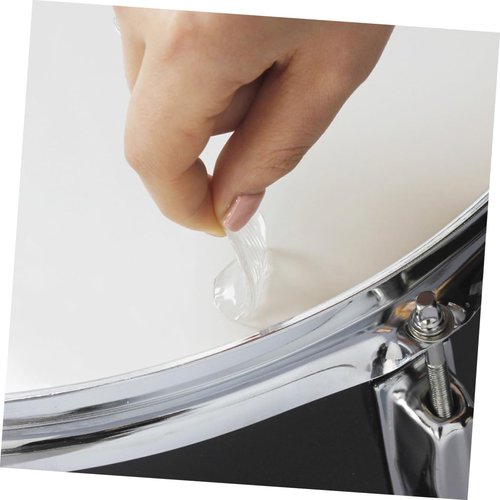 Kisangel Silicone Drum Dampening Gels 6 Pcs Drum Damper Gel Pads for Snare Tom Easy to Clean Reusable