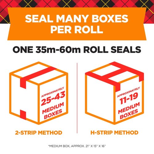 Scotch Long Lasting Shipping Tape - Durable Dispenser Included, 1.88 In. X 54.6 Yd., 4-Pack