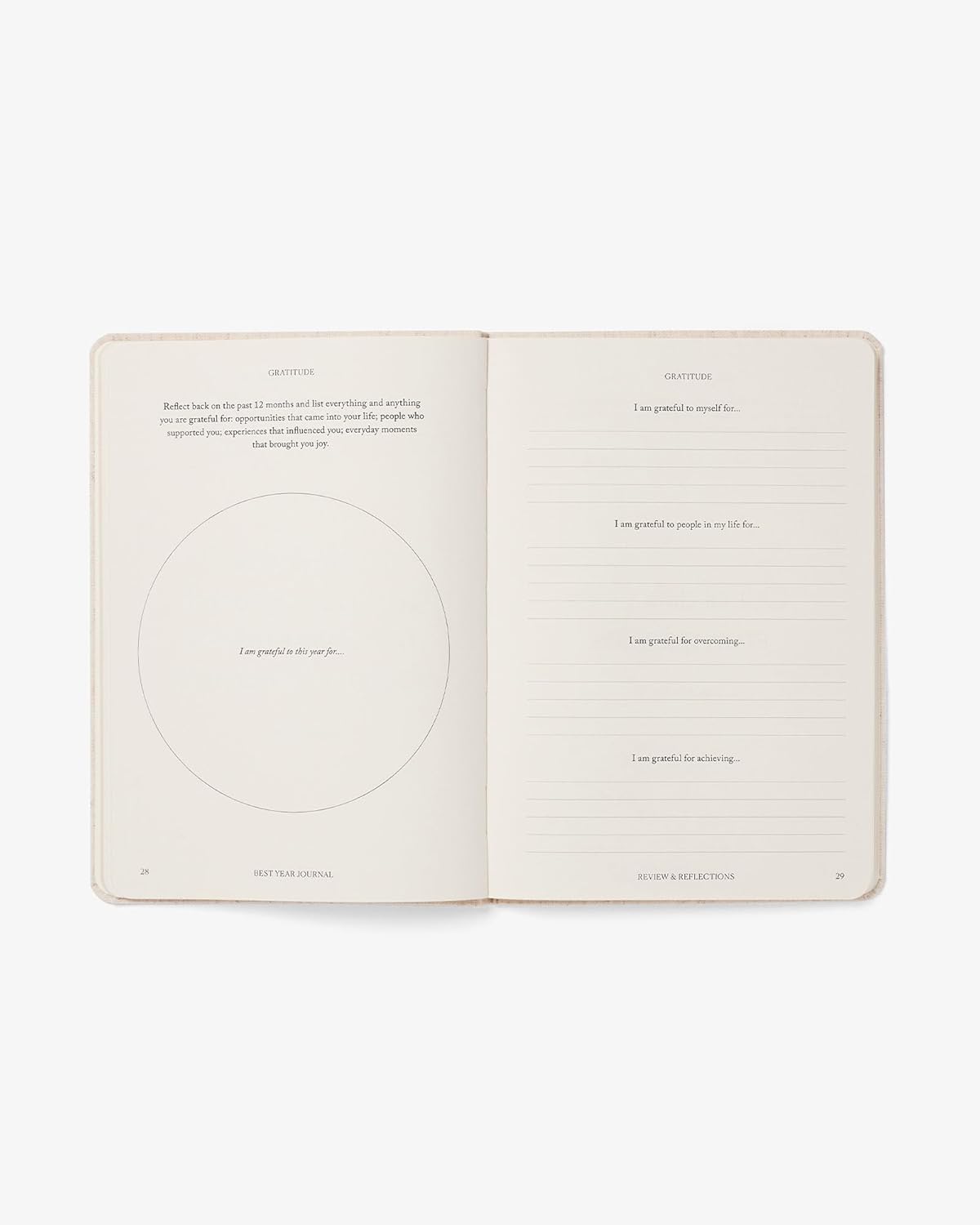 Best Year Journal - Essential One Year Self-Growth Planner | Green Color