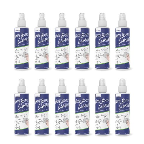 loukin Non-Toxic Whiteboard Cleaner, 8.5 fl oz Dry Erase Board Cleaner, White board Cleaning Spray, Removes Stubborn Marks from Whiteboards, Chalkboard (12-Pack)