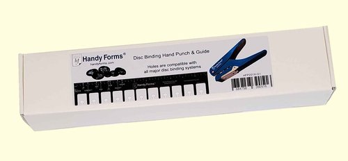 Disc Binding Hand Punch, Compatible with All disc Systems Including Levenger Circa, Staples ARC, TUL, Happy Planner, Discbound, etc. Able to Punch Cover Material.