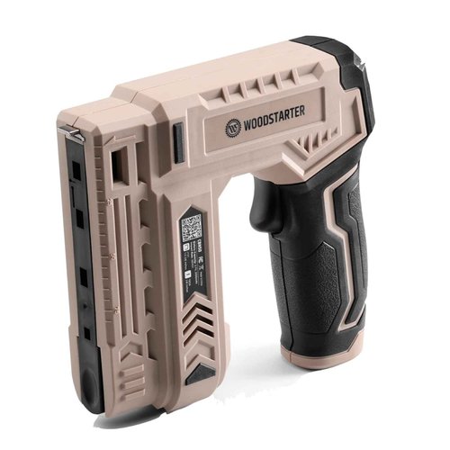 WOODSTARTER 2-in-1 Cordless Electric Staple Gun - 4V Rechargeable, Versatile for Multiple Scenarios