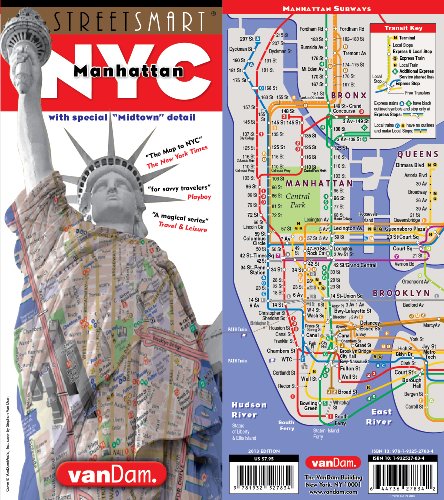 NYC Midtown Map | Laminated Pocket City Map of Manhattan with Attractions & Hotels