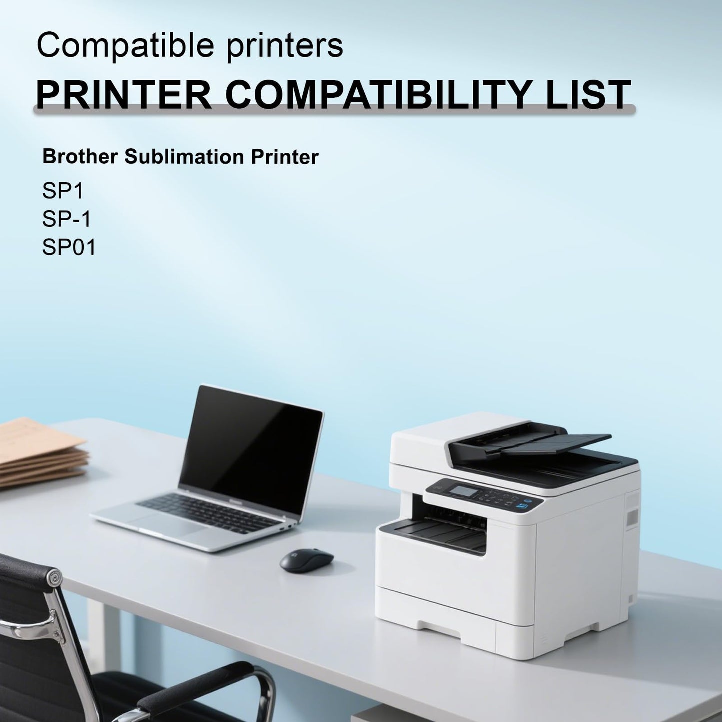 SRITE SP1 SP01 SP-1 Sublimation Ink Cartridge High Capacity Compatible with SP01BKS SP01CS SP01MS SP01YS for Brother SP-1 Sublimation Printer (5-Pack)