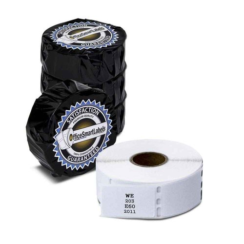 OfficeSmartLabels 1 x 1-1/2 inch Book Spines Labels, Compatible with 30347 (4 Rolls / 750 Labels Per Roll)
