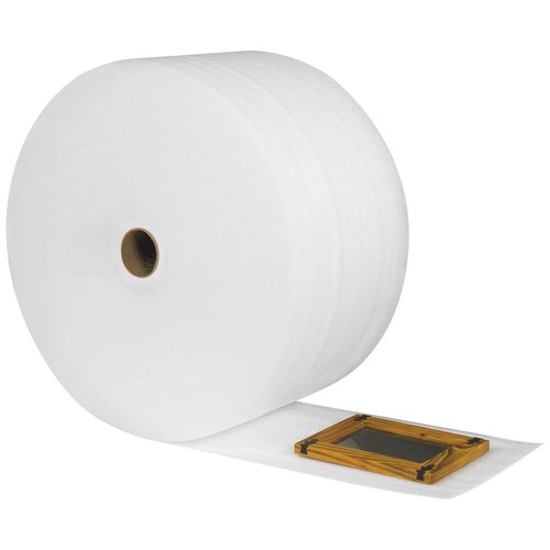 Aviditi Polyethylene Parcel Ready Perforated Air Foam Roll, 350' L x 12" W x 1/8" H, White (FWUPS18S12P)