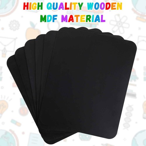 Humyoun 12 Pcs Chalk Board 9.5" x 12" Frameless Chalkboard for Kids Mini Wooden Chalk Board Small Chalkboard Signs Student School Supplies for Kids Classroom Home Office Restaurant