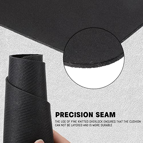 Crtiin 50 Pack Mouse Pad Bulk Computer Mouse Pad Gaming Mousepad for Computers Laptop Christmas Office Appreciation Gifts with Non Slip Rubber Base(9.84 x 11.81 Inch,Black)