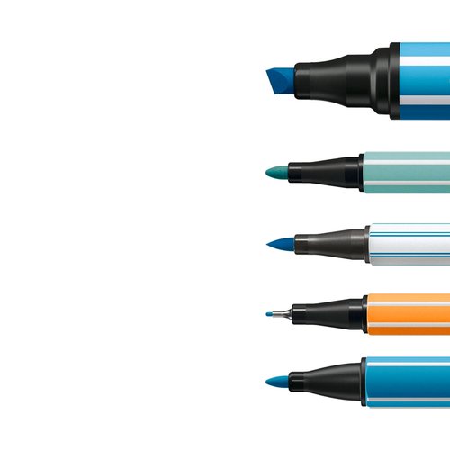 STABILO Creative Set - Pen 68 Max, Pen 68, Pen 68 brush, point 88, pointMax, ARTY, 55-Pieces - drawing, illustration, writing