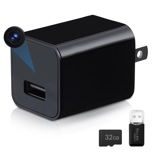 IZNVEE Charger Camera HD 1080P Nanny Cam Wall Outlet, Motion Detection