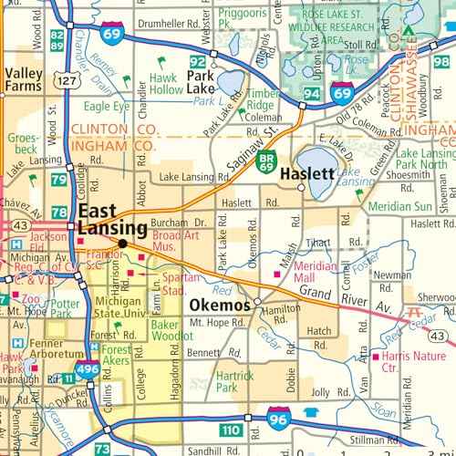 Rand McNally Easy to Fold: Michigan Laminated Map