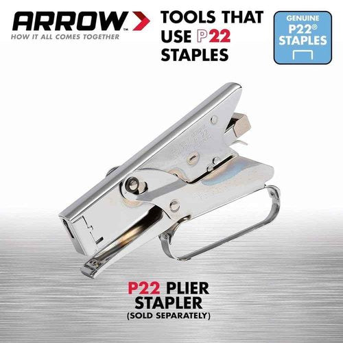Arrow P22 Staples #224-1/4 Inch 6 mm for Staplers - Fastener Staples - 6-pack - 30,300 TOTAL STAPLES