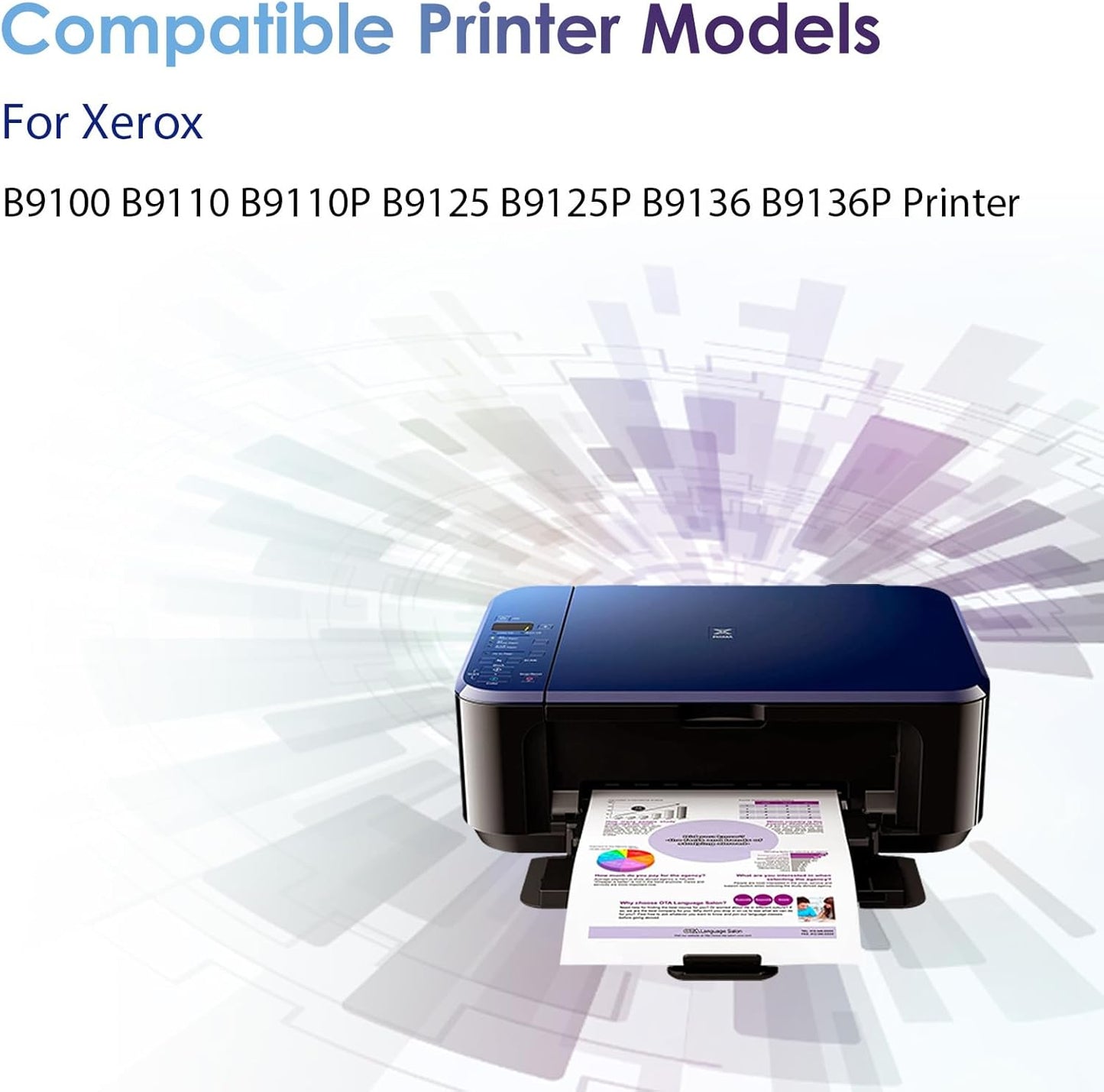 Xerox 006R01766 Remanufactured Black Toner Cartridge - Compatible with Primelink B9100 Series | 1 Pack