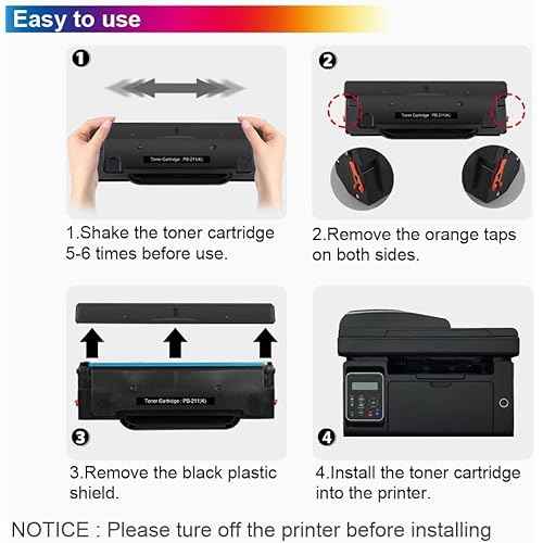 PB-211 Toner Cartridge Replacement for Pantum PB-211 PB211 PB-211E PB-211EV Toner Cartridge for Pantum P2502W M6552NW M6550NW M6600NW M6602NW M6500NW P2500W P2207 Printer Toner (Black 2-Pack)
