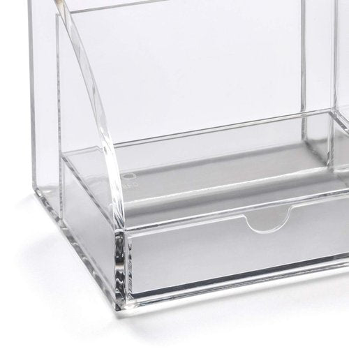 Osco Clear Acrylic Desk Organiser,130mm x 250mm x 120mm