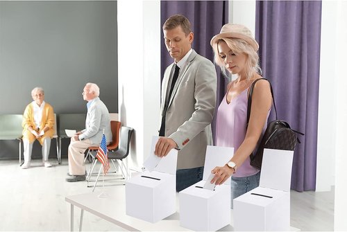 30 Pack raffle boxes Ballot Box Raffle Box Donation Box for Fundraising, 6 x 6 x 6 Inch Cardboard Box with Slot for Ticket and Removable Header Charity Box for Collecting Business Card Voting Contest