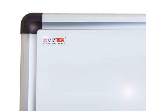 Viz-Tex Magnetic Dry Erase Board | Easy Wipe White Board | 18 x 24 inches | Lacquered Steel, Aluminum Frame Whiteboard | Lightweight, Easy Wall Mount | Home, School or Office Use