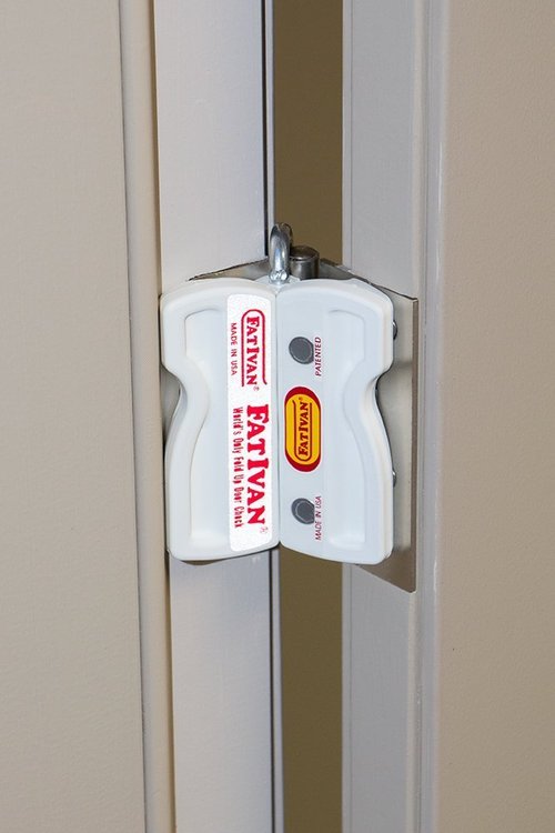 The Original Fat Ivan Fold Up Doorstop Wedge with Magnet White (Pack of 2)