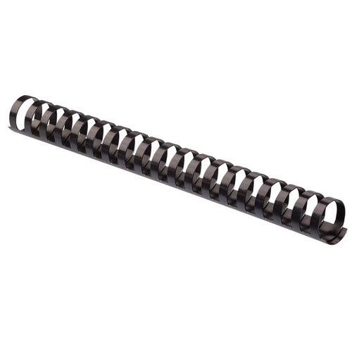 Fellowes Plastic Comb Bindings, 3/4" Diameter, 150 Sheet Capacity, Black (Pack of 100 Combs) | Fellowes Plastic Combs - Round Back, 1/4 Inch, 100 Pack, Black (52366)