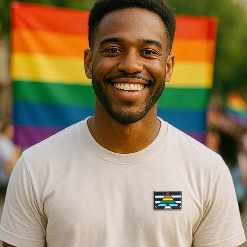 9PCS Straight Ally Pride Pins LGBTQ Supporter Rainbow Pin Ally Accessories Pride Decorations Gay Lesbian Trans Merch LGBTQ Pins