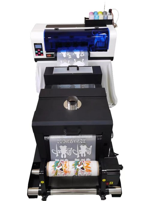 WJTZXY A3 Plus XP600 DTF Printer with Shaking Dryer Machine,Stable, Colorful,Include 5x500ml Ink & Film and Powder