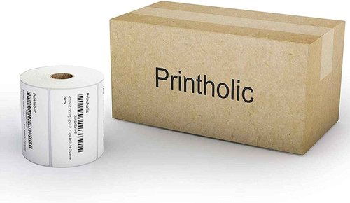 Printholic 24 Rolls 2" x 1" Direct Thermal Labels for Barcodes Postage Address Shipping Labels Compatible with Rollo & Zebra Desktop Printers Adhesive - 1300 Labels/Roll