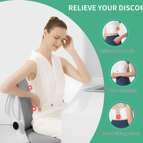 Back Cushions & Seat Cushions for Chair Car Seat Back Memory Foam Seat Cushion Back Chair Pillow Hemorrhoid Pillow Back&butt Rest Pillow Back Cushion for Back Pain Seat Cushion for Tailbone Pain