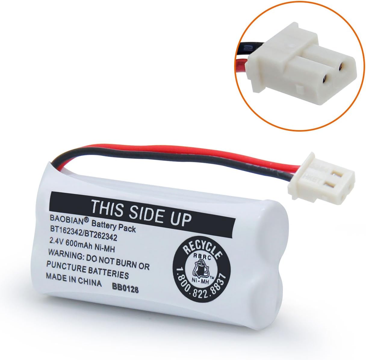 VTech BT162342 Battery - Compatible with CS6114, CS6419, CS6719 | Pack of 2 for Reliable Power