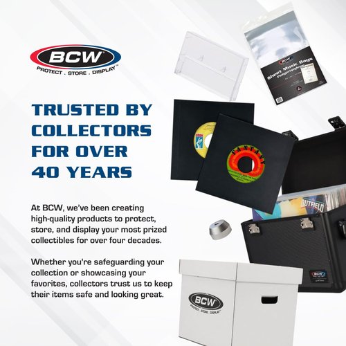 BCW Magazine/Document Storage Box 10-Pack | Durable Cardboard Filing Box