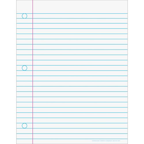 Really Good Stuff Jumbo Dry Erase Magnetic Notebook Page - 1 Sheet, 17" x 22", for Whiteboard or Fridge, Classroom Essentials & Must Have, Home, School, & Office