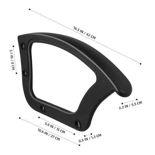 Holibanna Office Chair 2pcs Chair Armrest Circles Replacement Parts Arm Rest Rings Desk Chair