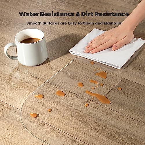 Yecaye Transparent Office Chair Mat for Hardwood Floors 36x48 Inches