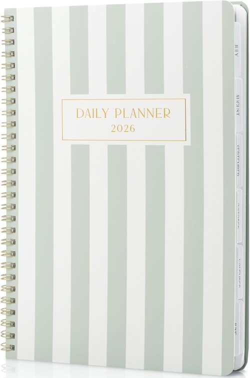Beautiful 2026 Planner - 7" x 10" Daily Organizer for Men & Women | Weekly & Monthly Spreads for Enhanced Productivity