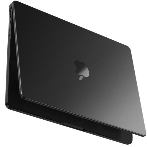 BlueSwan Matte Case for MacBook Pro 14 2025 2024-2021 M4 M3 M2 M1 Pro/Max, Compatible A3401 A3112 A2992 A2918 A2779 A2442, Hard Shell Protective Cover, Space Black Clear