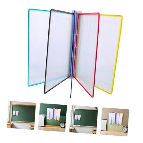 COHEALI Wall Mounted File Folder Holder Flip Document Rack Space-saving Magazine Wall Display Organizer for Office Classroom and Public Spaces