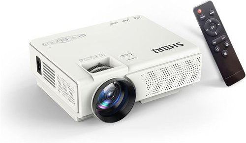 E1 Mini Projector - 1080P Native Resolution | 120 ANSI Lumens | Compact 4.1 Inch LCD Home Theater