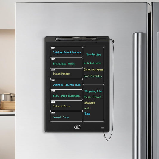 Skiennix Magnetic Weekly Chore Chart - Dry Erase To-Do List for Fridge | 9.8” x 6.7” Meal Planner