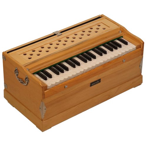 Aarohi S39 "Travel" Harmonium | Professionally Tuned & Refined in U.S. | Indian Instrument ~ Handmade, Lightweight, Perfect for Yoga, Kirtan