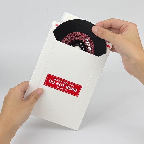 Neehows 100 Pack 5x7" Rigid Mailers Cardboard Envelopes, Photo CD Mailers Shipping Envelope for Trading Cards with "DO NOT BEND" Labels, Small Stay Flat Self Seal Document Envelope - White