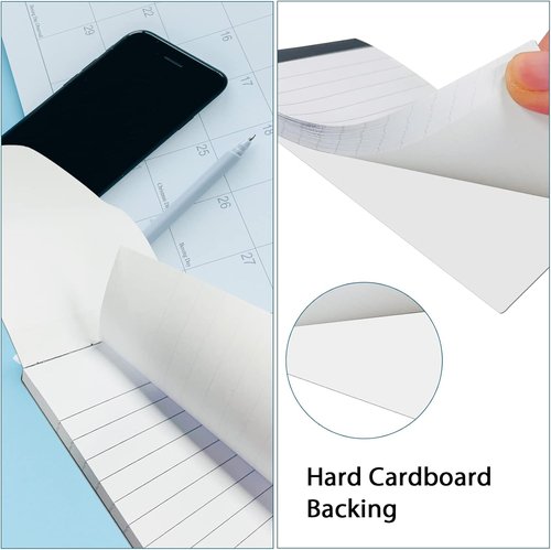 Nichela 20 Pack Small Notepads - 3 x 5 Inch Ultra Quality Lined Memo Pads | Perfect for Office Use